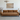 Modern Upholstered Sofa With Rounded Arms And Wood Legs For Living Room