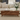 Modern Wooden Rectangular Coffee Table With Textured Front For Living Room
