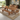 Modern Wooden Rectangular Dining Table With Arched Pedestal Legs For Dining Room