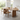 Scandinavian Wooden Oval Dining Table With Panel Leg Base