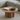 Scandinavian Wooden Round Coffee Table With Fluted Pedestal Base